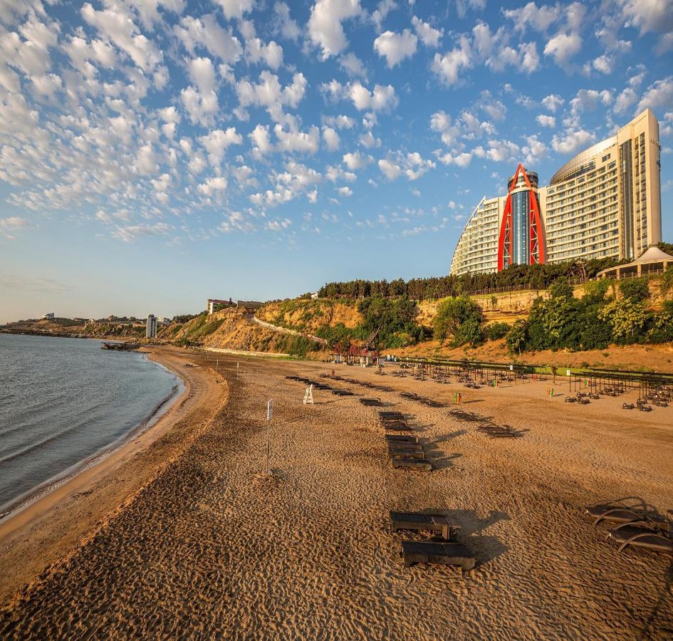 Bilgah Beach Hotel Экстерьер фото The beach of the hotel